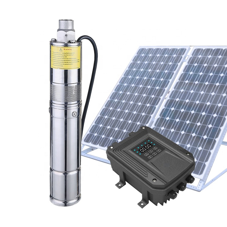 Pompe à eau solaire submersible/immergé 60m 3m³/ h 24 Volt - Matériel  solaire
